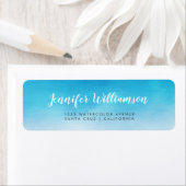 Wasserfarbe & moderne Typografie Stilvolle Adresse (Insitu)