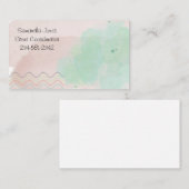 Wasserfarbe Moderne Visitenkarte (Vorne/Hinten)