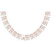 Wasserfarbe Mohnrot Wildblumen Sommer Wimpelkette (Alle)