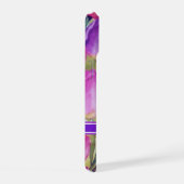 Wasserfarbe Monogramm iPhone 15 Hülle (Rechte Seite)