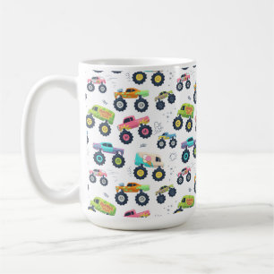 Wasserfarbe Monster-Car-LKW Kinder Kaffeetasse
