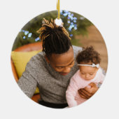 Wasserfarbe Monstera Leaf, Weihnachten der Familie Keramik Ornament (Hinten)