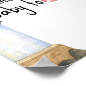 Wasserfarbe - Name dieses Babynahrung Poster (Ecke)