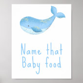 Wasserfarbe - Name dieses Babynahrung Poster (Vorne)