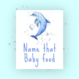 Wasserfarbe - Name dieses Babynahrung Poster