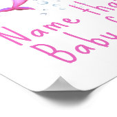 Wasserfarbe - Name dieses Babynahrung Poster (Ecke)