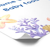 Wasserfarbe - Name dieses Babynahrung Poster (Ecke)