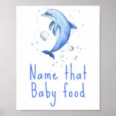 Wasserfarbe - Name dieses Babynahrung Poster (Vorne)