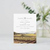 Wasserfarbe Napa Tal Sonoma California Vinyeard Postkarte (Stehend Vorderseite)