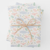 Wasserfarbe Narwhal & Siegel Muster Geschenkpapier Set (Beispiel)