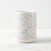 Wasserfarbe Narwhal & Siegel Muster Kaffeetasse (Mittel)