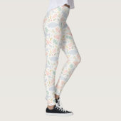 Wasserfarbe Narwhal & Siegel Muster Leggings (Rechts)