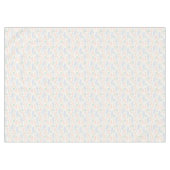 Wasserfarbe Narwhal & Siegel Muster Tischdecke (Vorderseite (Horizontal))