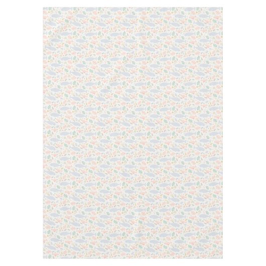 Wasserfarbe Narwhal & Siegel Muster Tischdecke (Vorderseite)