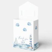 Wasserfarbe Nautical Baby Dusche Vielen Dank Geschenkschachtel (Geöffnet)