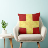 Wasserfarbe #Nautisches Signal Seeflagge | NB API Kissen (Stuhl )