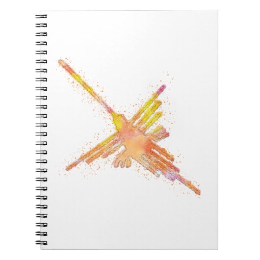 Wasserfarbe Nazca Notizblock (Vorderseite)