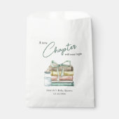 Wasserfarbe Neue Kapitel Babydusche Geschenktütchen (Vorderseite)