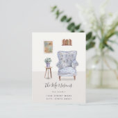 Wasserfarbe Neue Zuhause Änderung der Adresse Postkarte (Stehend Vorderseite)