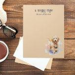 Wasserfarbe Niedlich Apricot Goldendoodle Mit Mono Notizblock<br><div class="desc">Wasserfarbe Niedlich Apricot Goldendoodle Mit Monogramm Notepad. Niedliche Hundeliebhaber-Marktliste,  um Liste zu machen,  Lebensmittelgeschäfte-Shopping-Liste oder Dinge,  um Liste zu holen.</div>