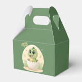 Wasserfarbe Niedlich Dinosaurier Grüne Boy Babydus Geschenkschachtel (Rückseite)