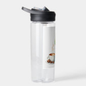 Wasserfarbe Niedlich Dinosaurier T Rex Trinkkaffee Trinkflasche (Rechts)