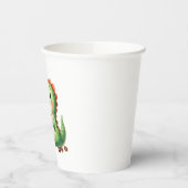 Wasserfarbe Niedlich Dinosaurier T Rex Trinkpapier Pappbecher (Links)