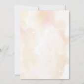 Wasserfarbe Niedlich Dragon Baby Dusche Party Einladung (Rückseite)