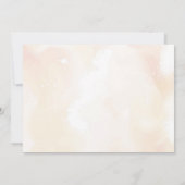 Wasserfarbe Niedlich Dragon Baby Dusche Party Einladung (Rückseite)