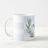 Wasserfarbe Niedlich Elefantengrün Kaffeetasse (Links)