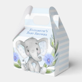 Wasserfarbe Niedlich Elephant Boy Baby Dusche Geschenkschachtel