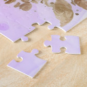 Wasserfarbe Niedlich kleine Lovebirds Tierart Puzzle (Seite)