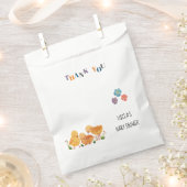 Wasserfarbe Niedlich kleines Hühnchen Baby Danke Geschenktütchen (Ausgeschnitten)