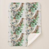 Wasserfarbe Niedlich Koala Bär Wilhelm Tell Sherpadecke (Vorderseite)