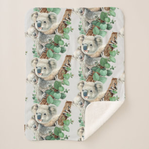 Wasserfarbe Niedlich Koala Bär Wilhelm Tell Sherpadecke