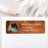 Wasserfarbe Niedlich Marmot-Tieradresse (Insitu)