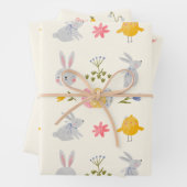 Wasserfarbe Niedlich Ostern Sonnen- und Ostereier Geschenkpapier Set (Beispiel)