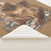 Wasserfarbe Niedlich Otter Tierwelt Art: Sherpadecke (3/4)