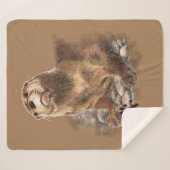 Wasserfarbe Niedlich Otter Tierwelt Art: Sherpadecke (Vorderseite (Horizontal))