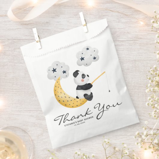 Wasserfarbe Niedlich Panda Twinkle Twinkle Kinderd Geschenktütchen (Ausgeschnitten)