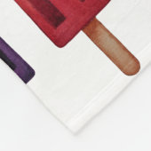 Wasserfarbe Niedlich Popsim Eis Cremes Fleecedecke (Ecke)