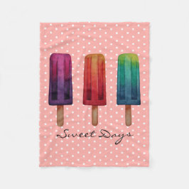 Wasserfarbe Niedlich Popsim Eis Cremes Fleecedecke