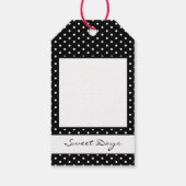 Wasserfarbe Niedlich Popsim Eis Cremes Geschenkanhänger (Rückseite)