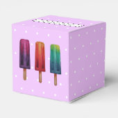 Wasserfarbe Niedlich Popsim Eis Cremes Geschenkschachtel (Rückseite)