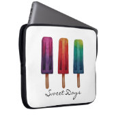Wasserfarbe Niedlich Popsim Eis Cremes Laptopschutzhülle (Vorne Rechts)