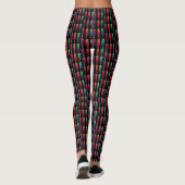 Wasserfarbe Niedlich Popsim Eis Cremes Leggings (Rückseite)