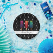 Wasserfarbe Niedlich Popsim Eis Cremes Pappteller (Party)