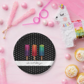 Wasserfarbe Niedlich Popsim Eis Cremes Pappteller (Party)