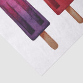 Wasserfarbe Niedlich Popsim Eis Cremes Seidenpapier (Ausschnitt)