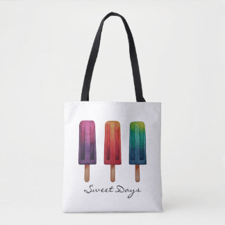 Wasserfarbe Niedlich Popsim Eis Cremes Tasche